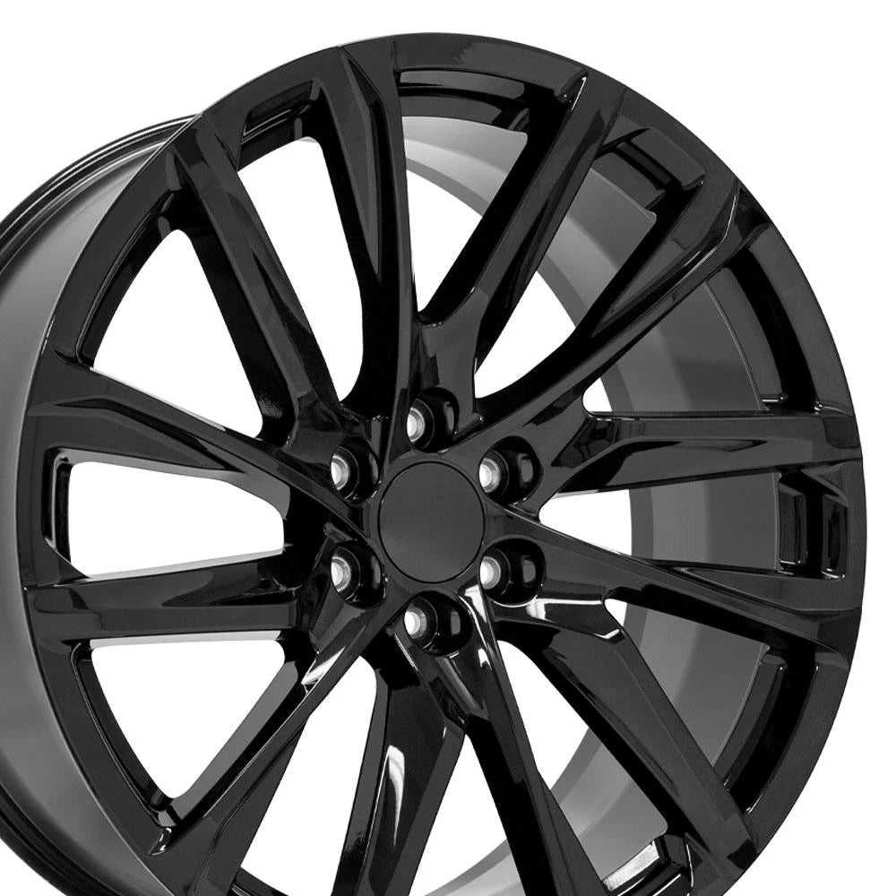 24" Gloss Black Wheel for 2003-2014 Chevy Express 1500 - RVO4795