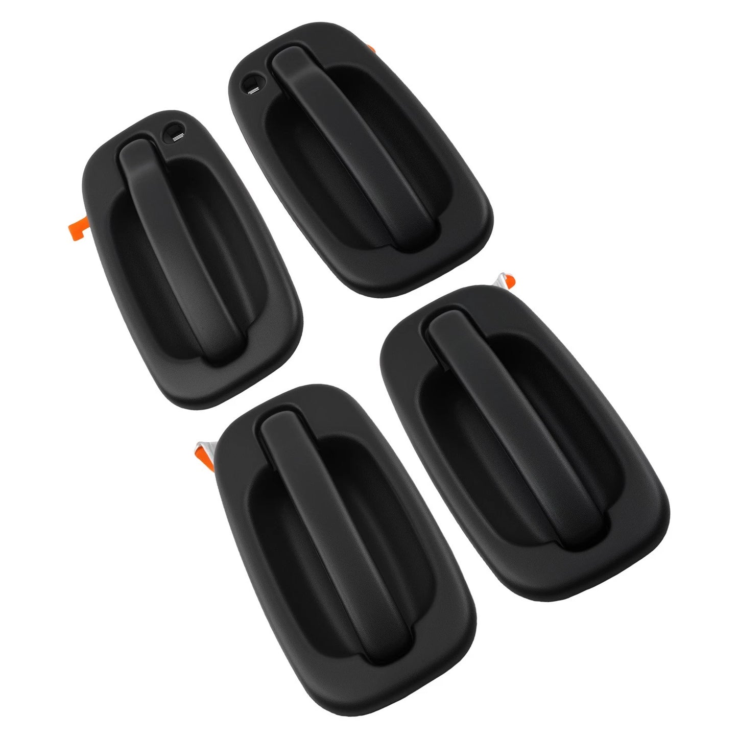 Black Plastic Door Handle Set for GMC Yukon (1999–2006) 4PC
