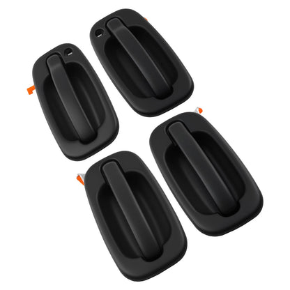 Black Plastic Door Handle Set for GMC Yukon (1999–2006) 4PC
