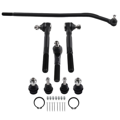 Front Inner Outer Tie Rod End Links Suspension Kit for Jeep Wrangler JK (2018–2018)
