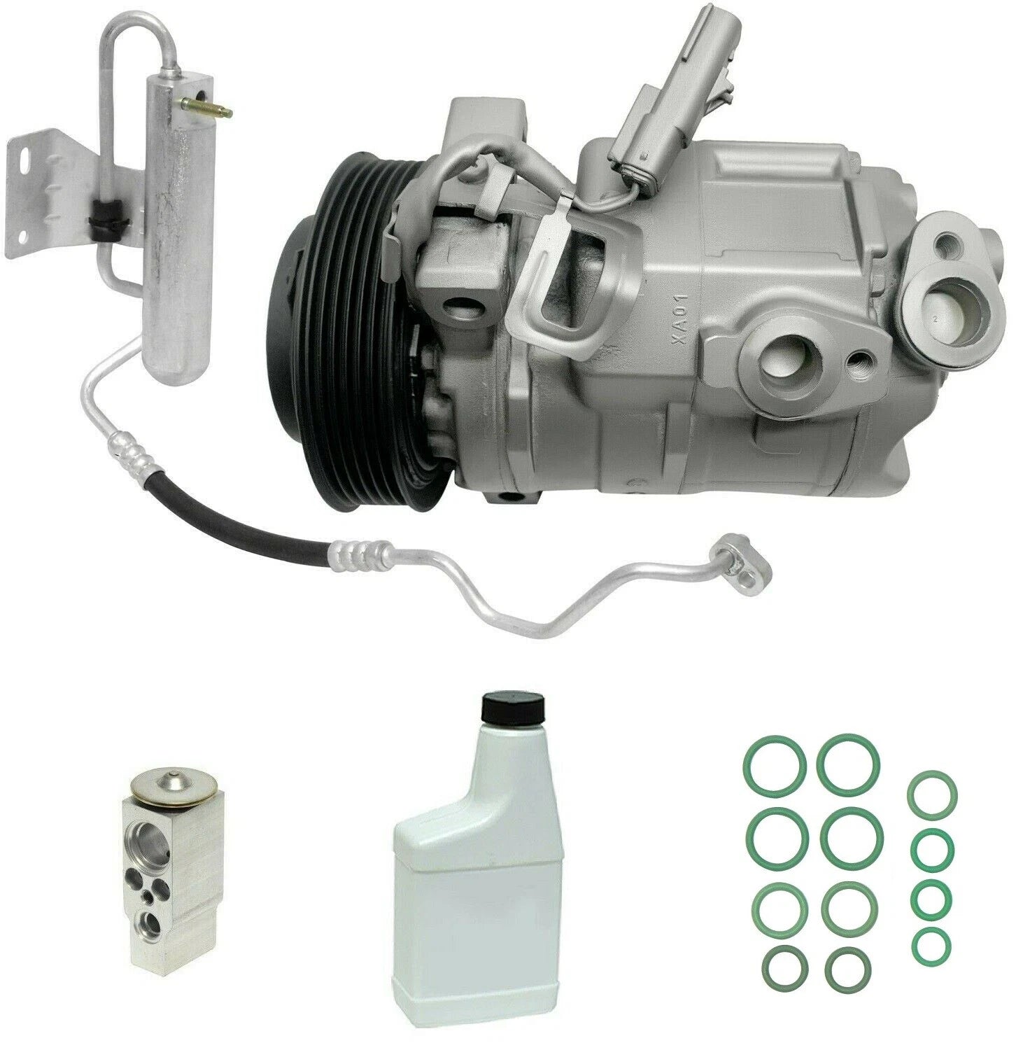 A C Compressor Kit Replacement Without Rear for Dodge Journey 3.5L (2009–2010)