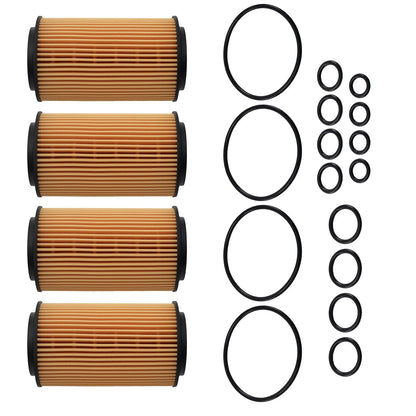 4PCS Oil Filters for Mercedes-Benz E-Class W212 W211 (2009–2018)