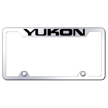 Mirrored Truck License Plate Frame - Officially Licensed for GMC Yukon