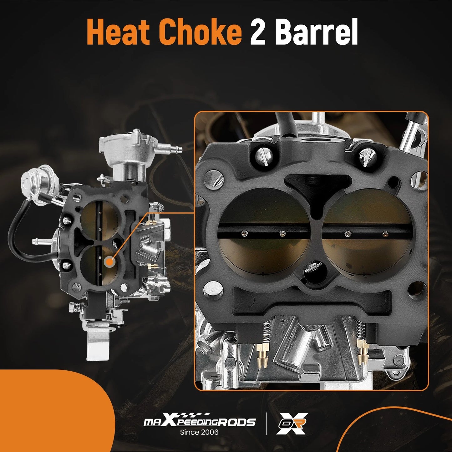 2-Barrel Carburetor for Chevy Corvette Impala Caprice (1970–1980)