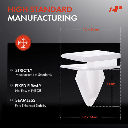 50Pcs Rocker Panel Moulding Clips for Chevy