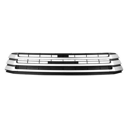 Replacement Silver Polypropylene Front Lower Grille for 2017- Toyota Highlander