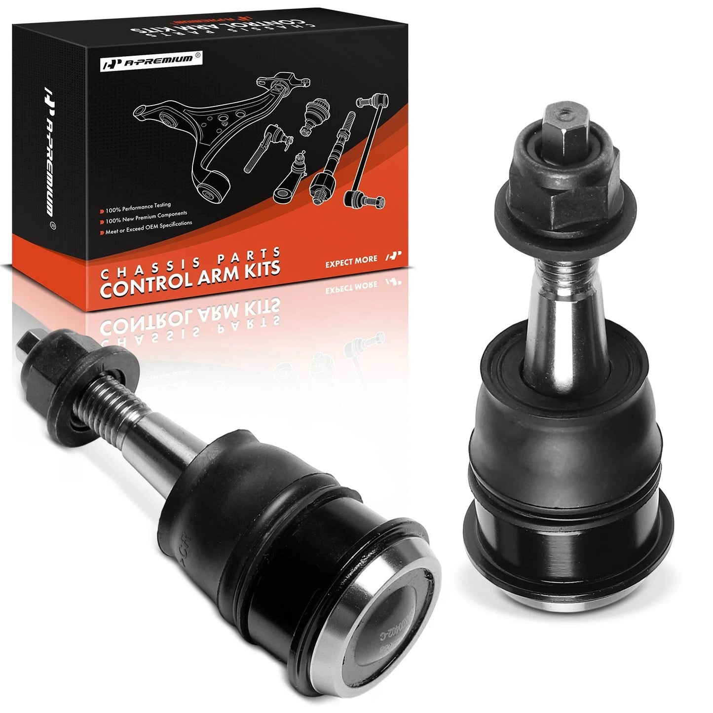 2X Front Lower Side Ball Joint for Chevrolet Cruze (2016–2019)