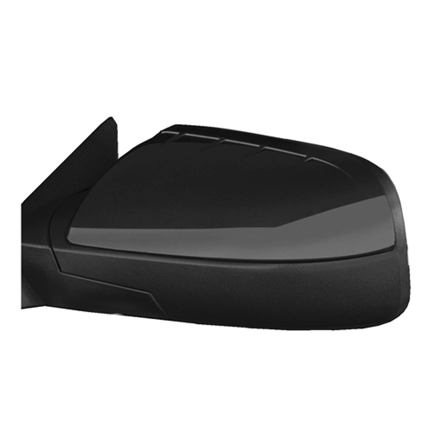 Replacement Black Driver Side Power Door Mirror w/o Memory w/Heated Glass