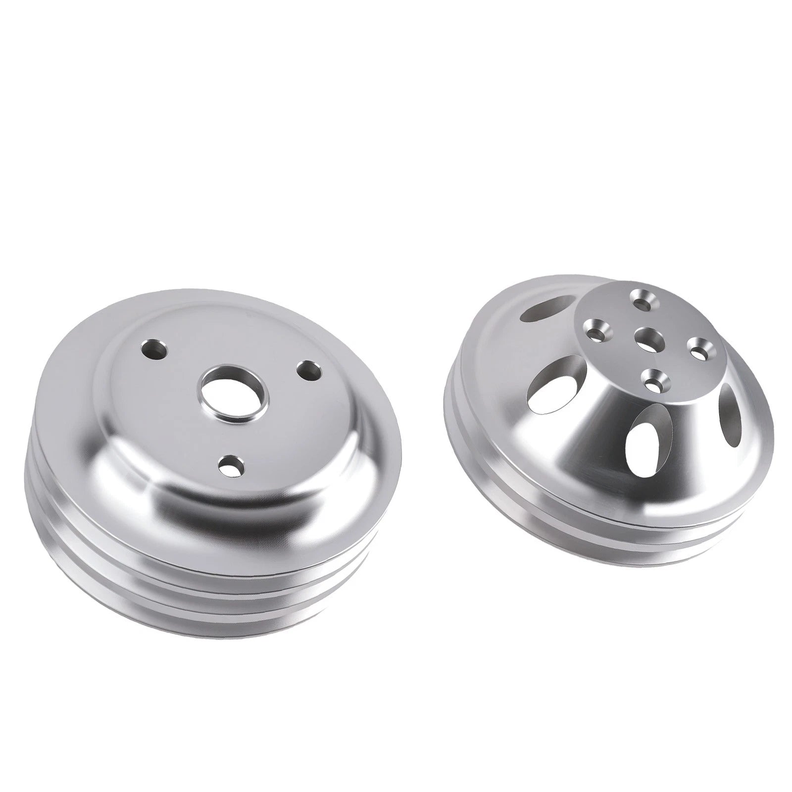 2&3 Groove Pulley for Chevrolet SB 265–400 (1960–1969) Aluminum Long Pump Kit