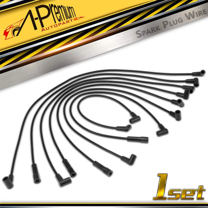 8x Spark Plug Wire Set for Chevrolet Malibu C10 GMC C1500 Jimmy (1970–1996)