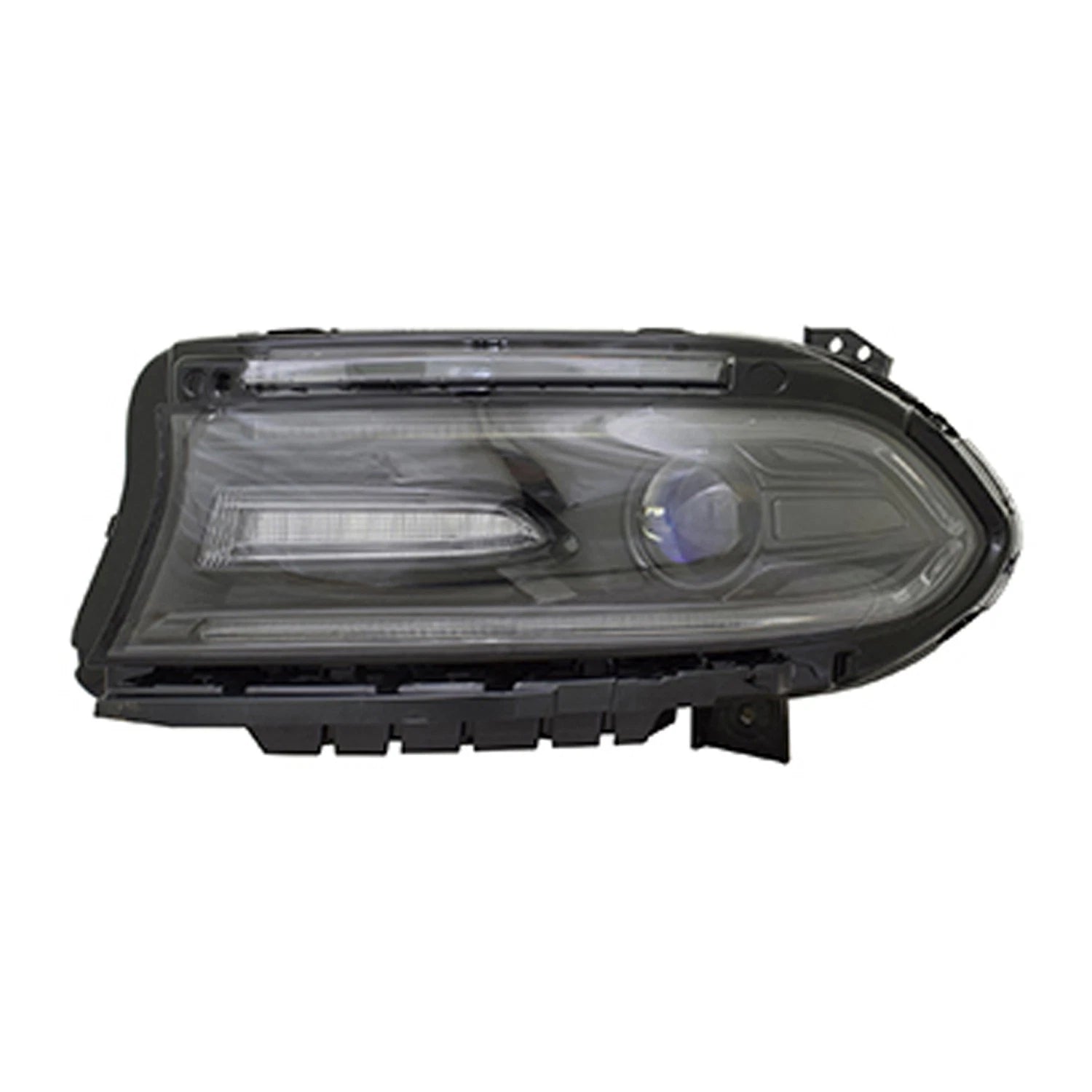 Driver Side Halogen Headlight Assembly w/LED Daytime Running Lamp w/o Logo