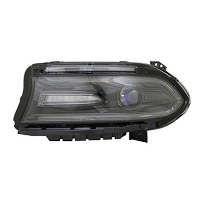 Driver Side Halogen Headlight Assembly w/LED Daytime Running Lamp w/o Logo