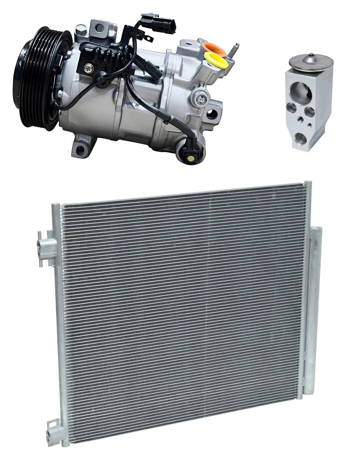 AC Compressor Kit With Condenser for Nissan Rogue Sport 2.0L (2019–2019)