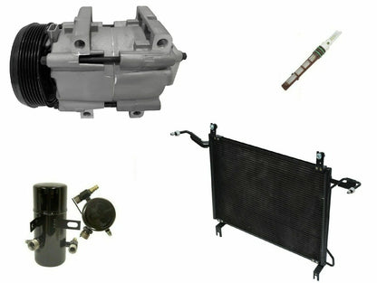 AC Compressor Kit W Condenser for Ford F-350 5.8L 7.5L (1996–1997)