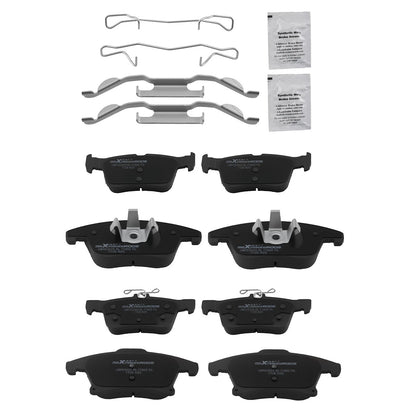 Front and Rear Ceramic Brake Pads for Lincoln MKZ and Ford Fusion (2013–2020)