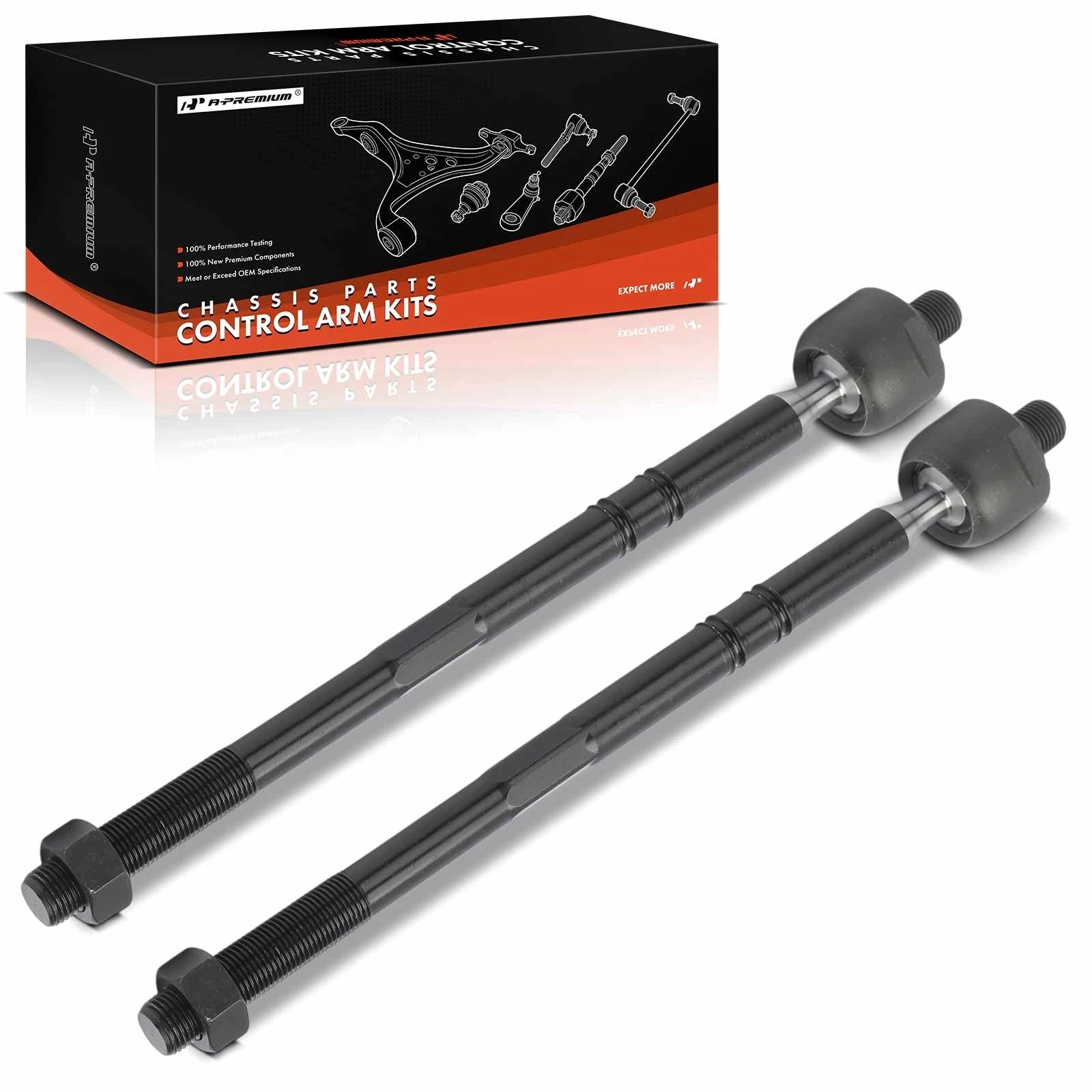 2X Front Inner Tie Rod End for Benz E350 E400 E550 (2012–2018)
