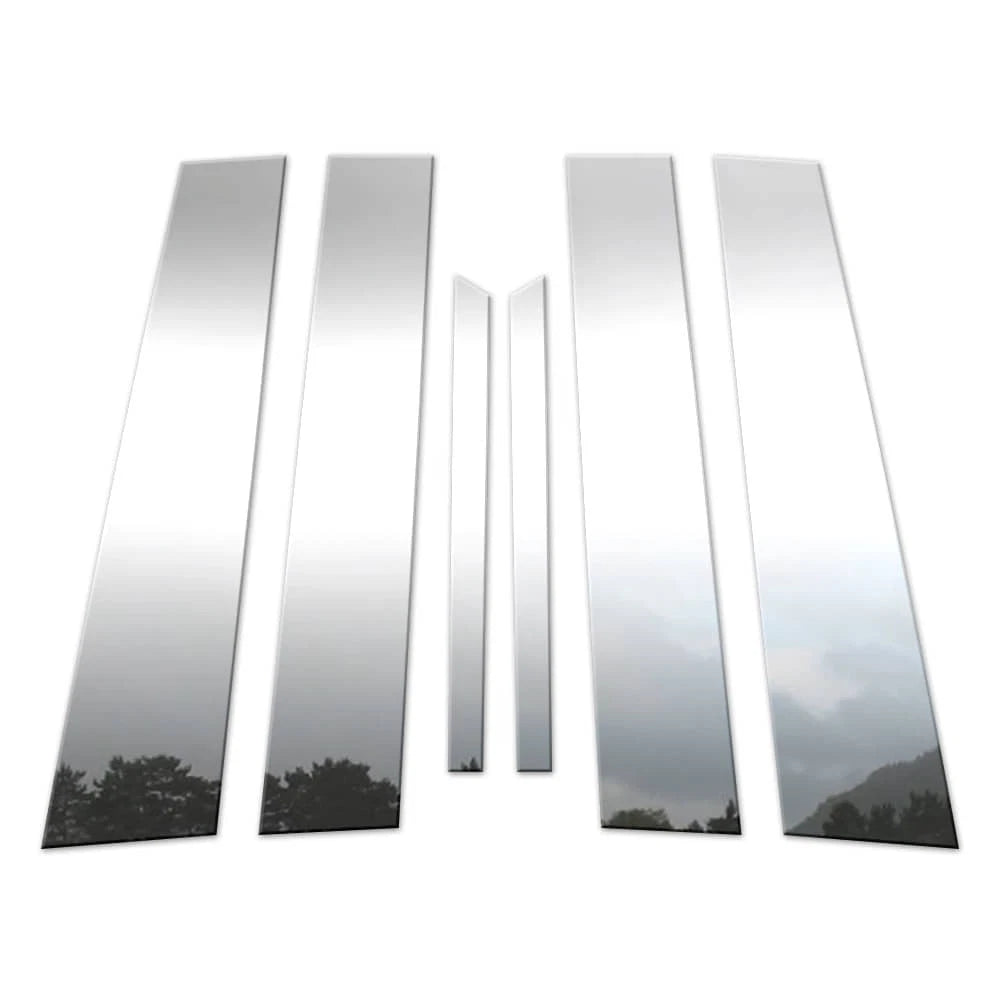 6Pc Chrome Pillar Post Covers for 2010-2016 Chevy Equinox - P1660