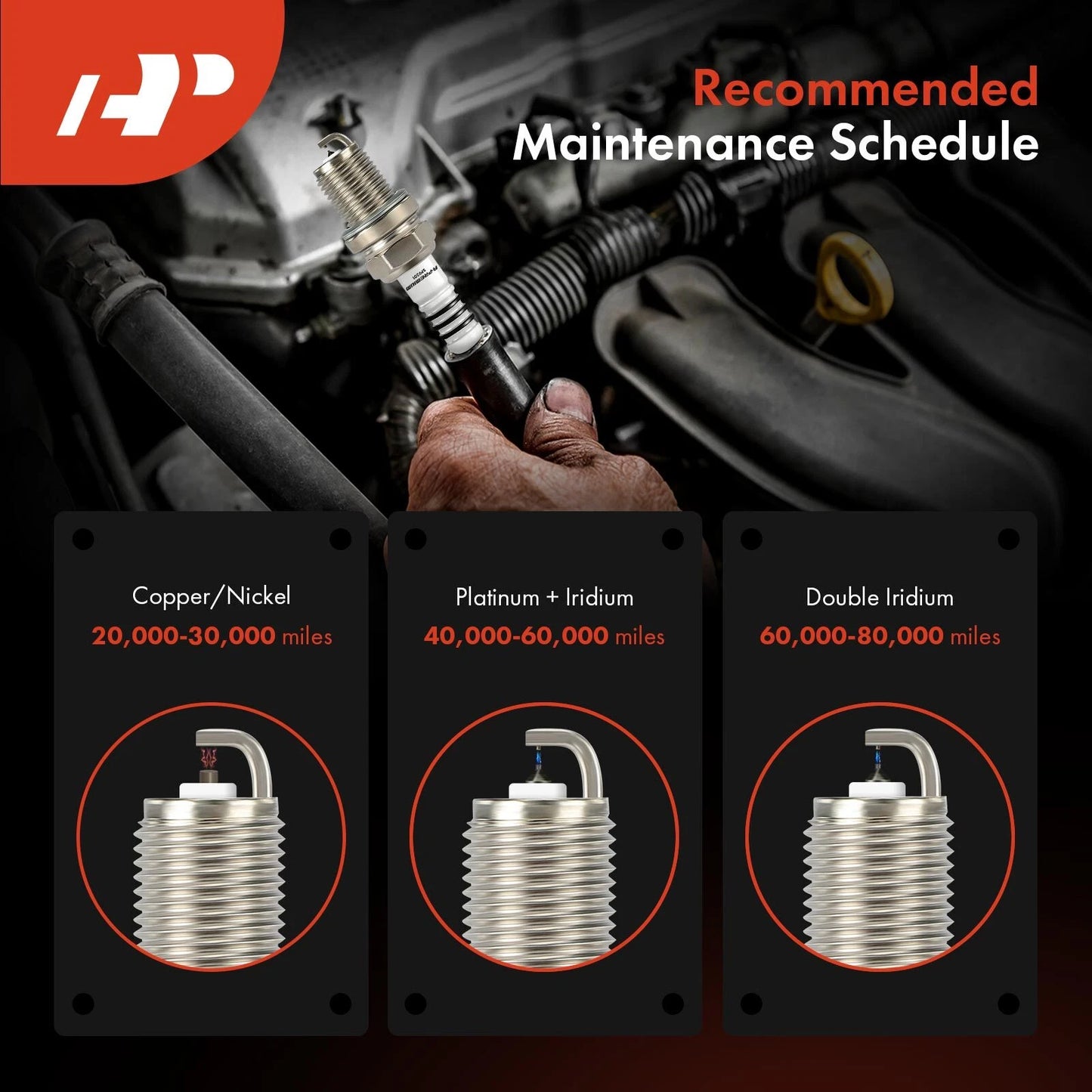 6x Iridium Platinum Spark Plugs for Nissan Pathfinder (1990–1995)