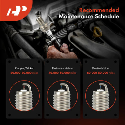6x Iridium Platinum Spark Plugs for Nissan Pathfinder (1990–1995)