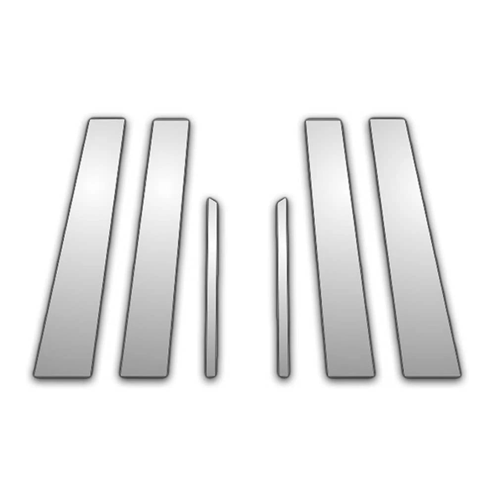 6Pc Chrome Pillar Post Covers for Chevrolet Equinox (2005–2009)