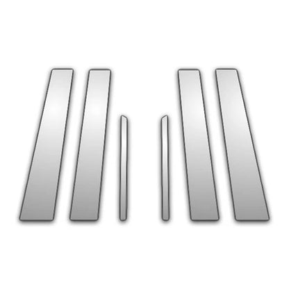 6Pc Chrome Pillar Post Covers for Chevrolet Equinox (2005–2009)