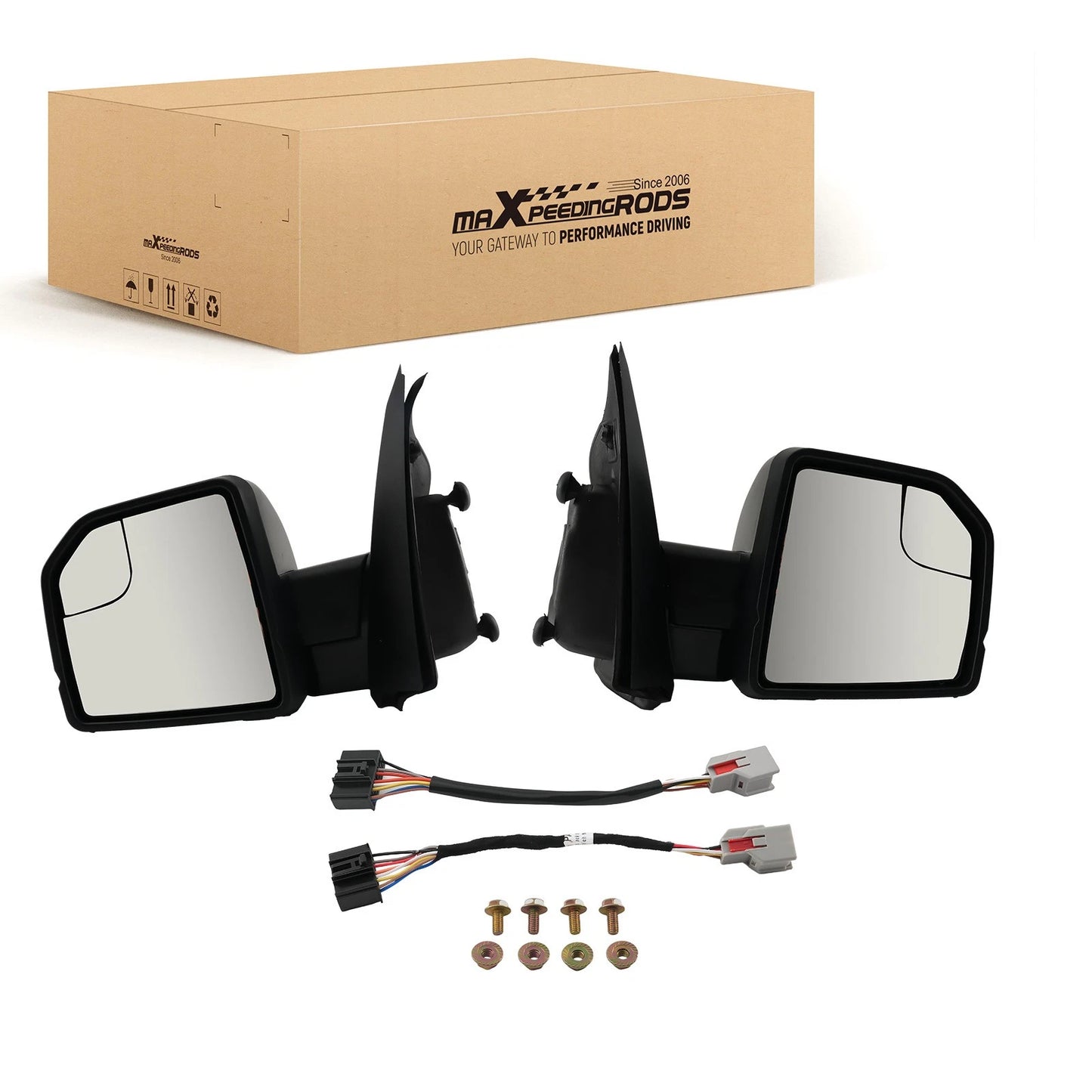 Heated Side Mirror Pair for Ford F-150 Lariat/XLT (2015–2018)
