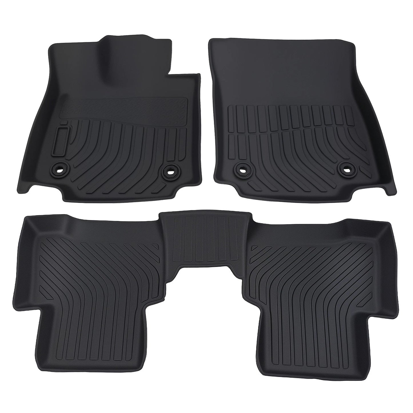 All-Weather TPE Carpet Floor Mats for Lexus NX (2022–2025) Black