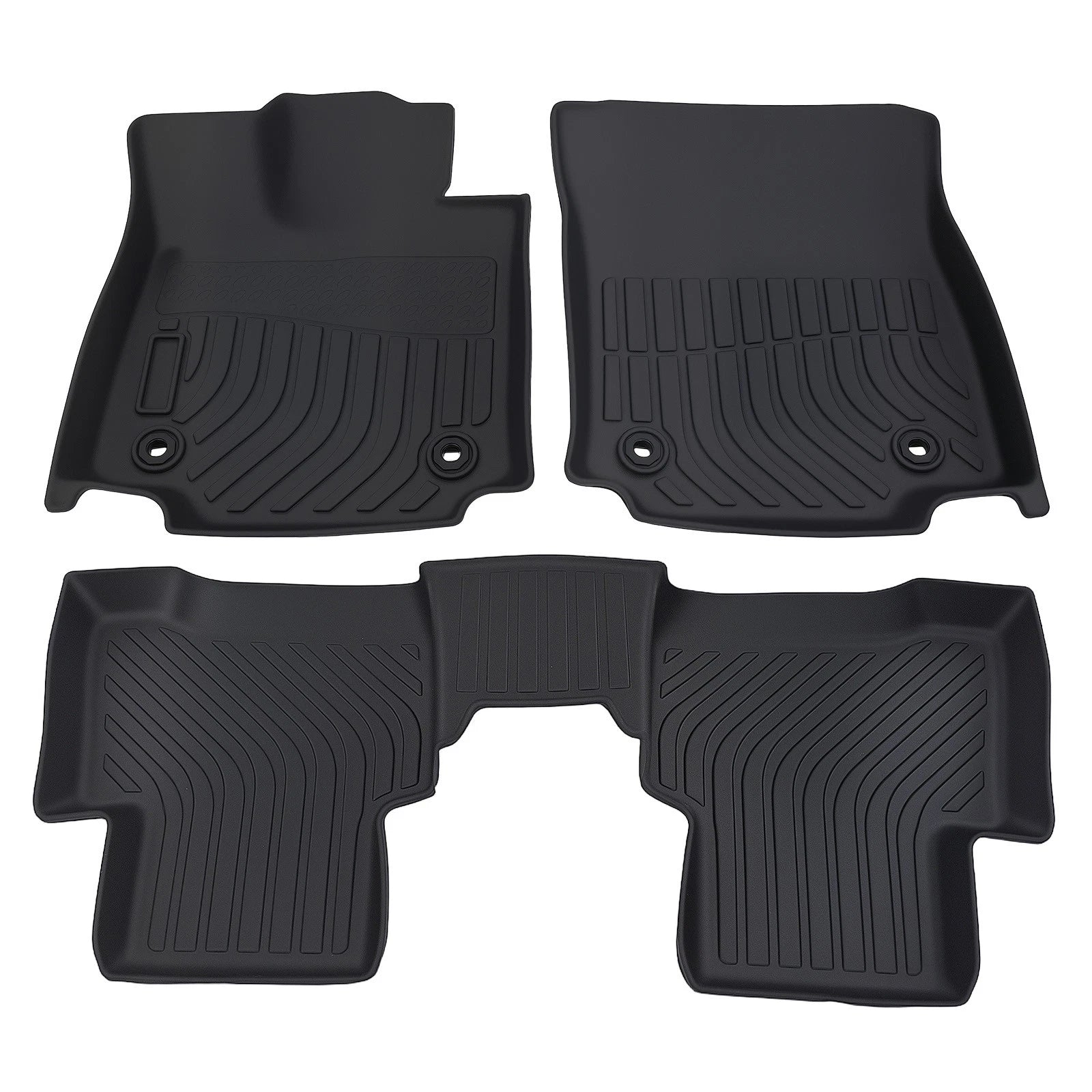 All-Weather TPE Carpet Floor Mats for Lexus NX (2022–2025) Black