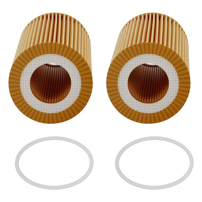 2PCS Oil Filter for Volvo C30 S40 V50 (2004–2013)