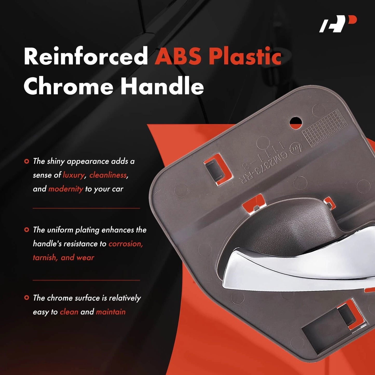 Chrome Rear Passenger Interior Door Handle for Chevy Malibu