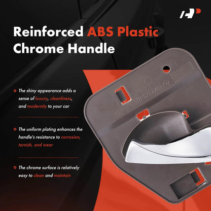 Chrome Rear Passenger Interior Door Handle for Chevy Malibu