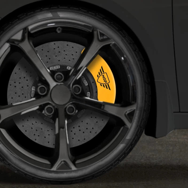 Set of 4 Yellow Caliper Covers w/MGP Logo Inscribed for 1997-1998 Lexus SC300