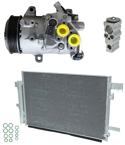 AC Compressor Kit With Condenser Replacement for Subaru Impreza 2.0L (2021–2021)