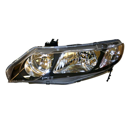 Replacement Driver Side Head Light Lens/Housing For 2006-2011 Honda Civic Hybrid
