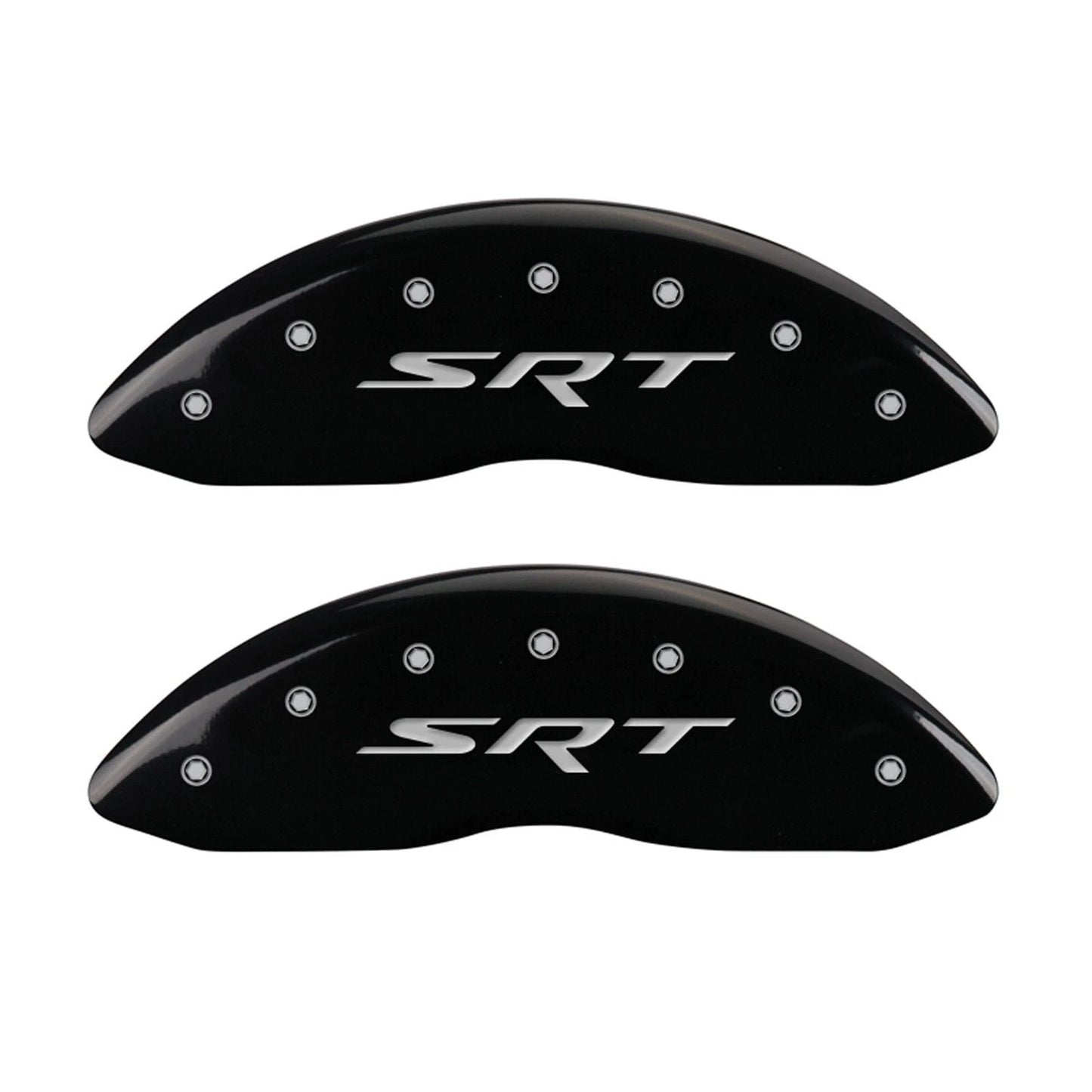 Black SRT Caliper Covers for 2008–2014 Dodge Challenger SRT8 by MGP