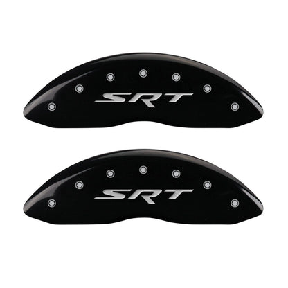 Black SRT Caliper Covers for 2008–2014 Dodge Challenger SRT8 by MGP