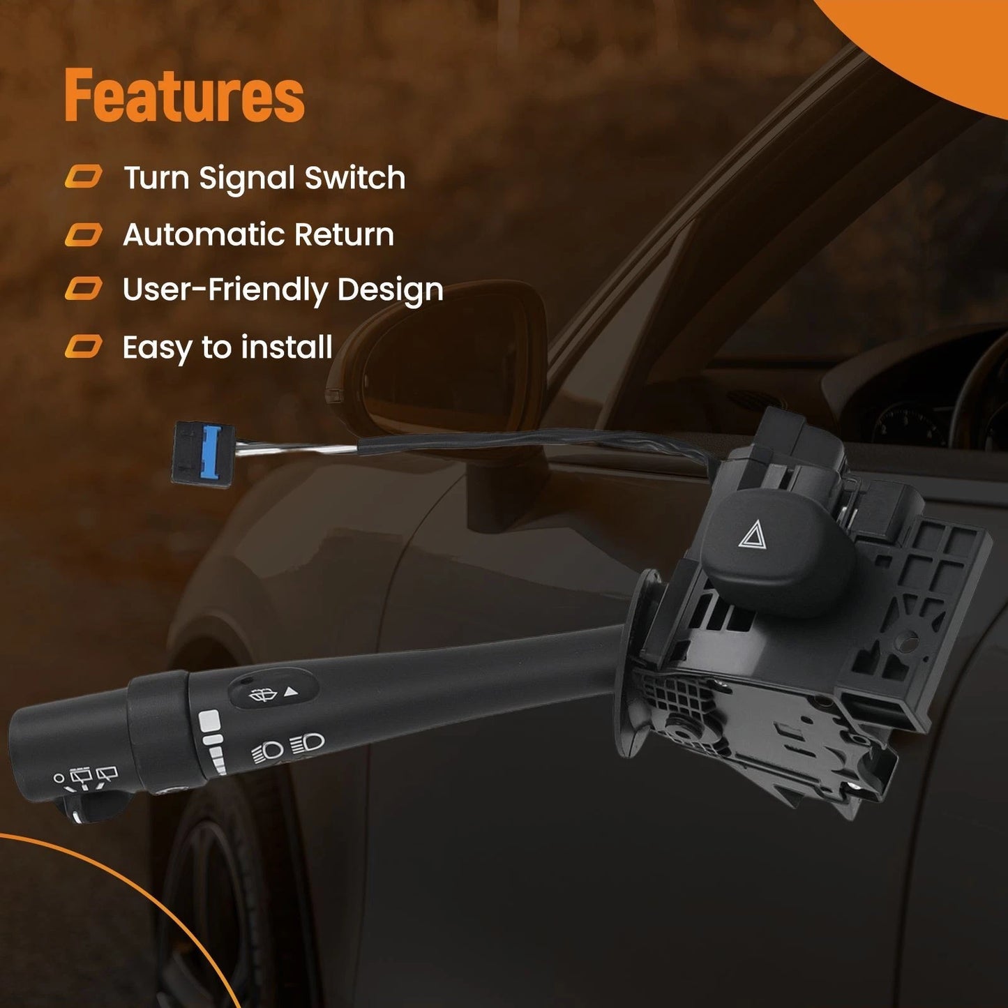Headlight Turn Signal Switch for Chevrolet Tahoe Suburban GMC Yukon (2007–2013)