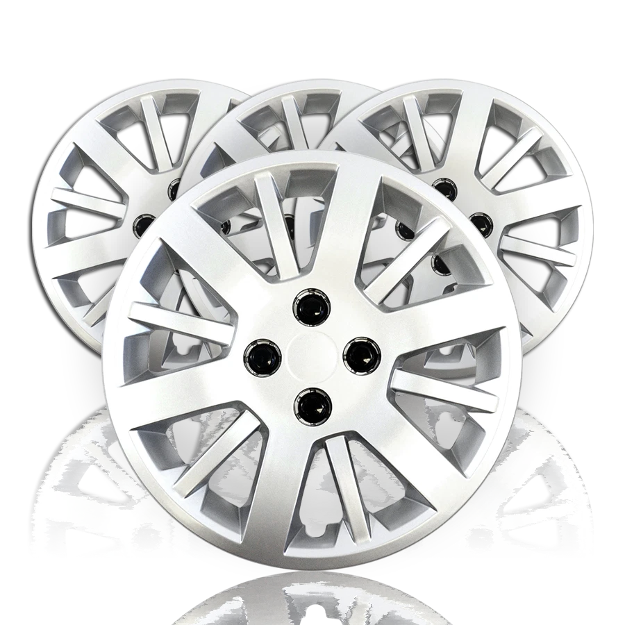 Hubcap Wheel Covers Set of Four 15 Inch Silver for Chevy Cobalt (2005–2010)