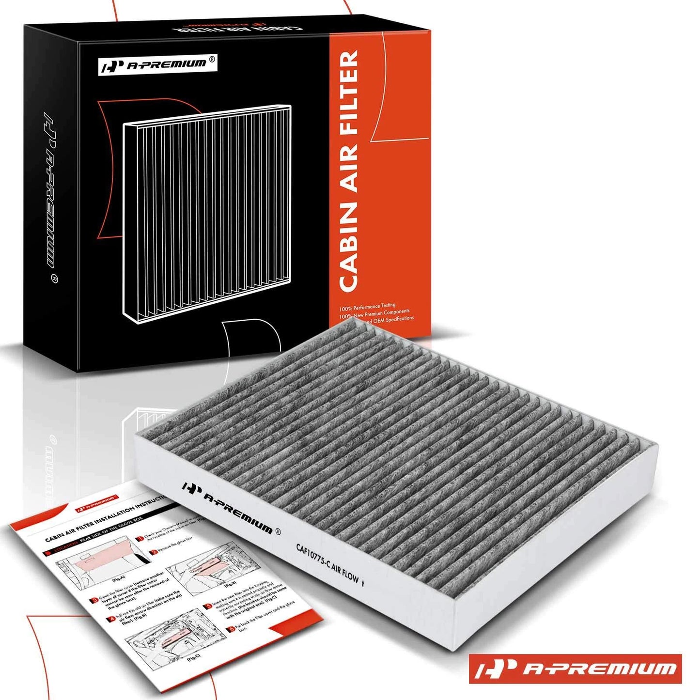 Activated Carbon Cabin Air Filter for Chevy Malibu, Cruze, Trax (2016–2023)