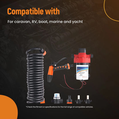 12V Marine Washdown Kit for Boat Yacht RV (2010–2019)
