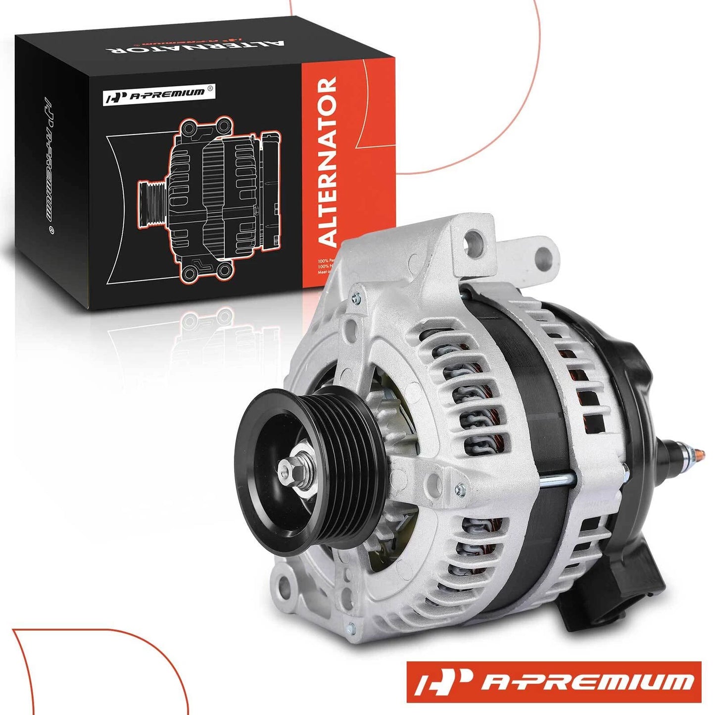 Alternator for Chevrolet Equinox Pontiac Torrent (2006) 145A Clockwise