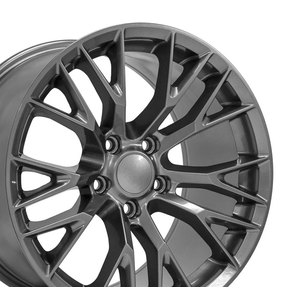 18" Gunmetal Rear Wheel for 1988-2004 Chevy Corvette - RVO4543
