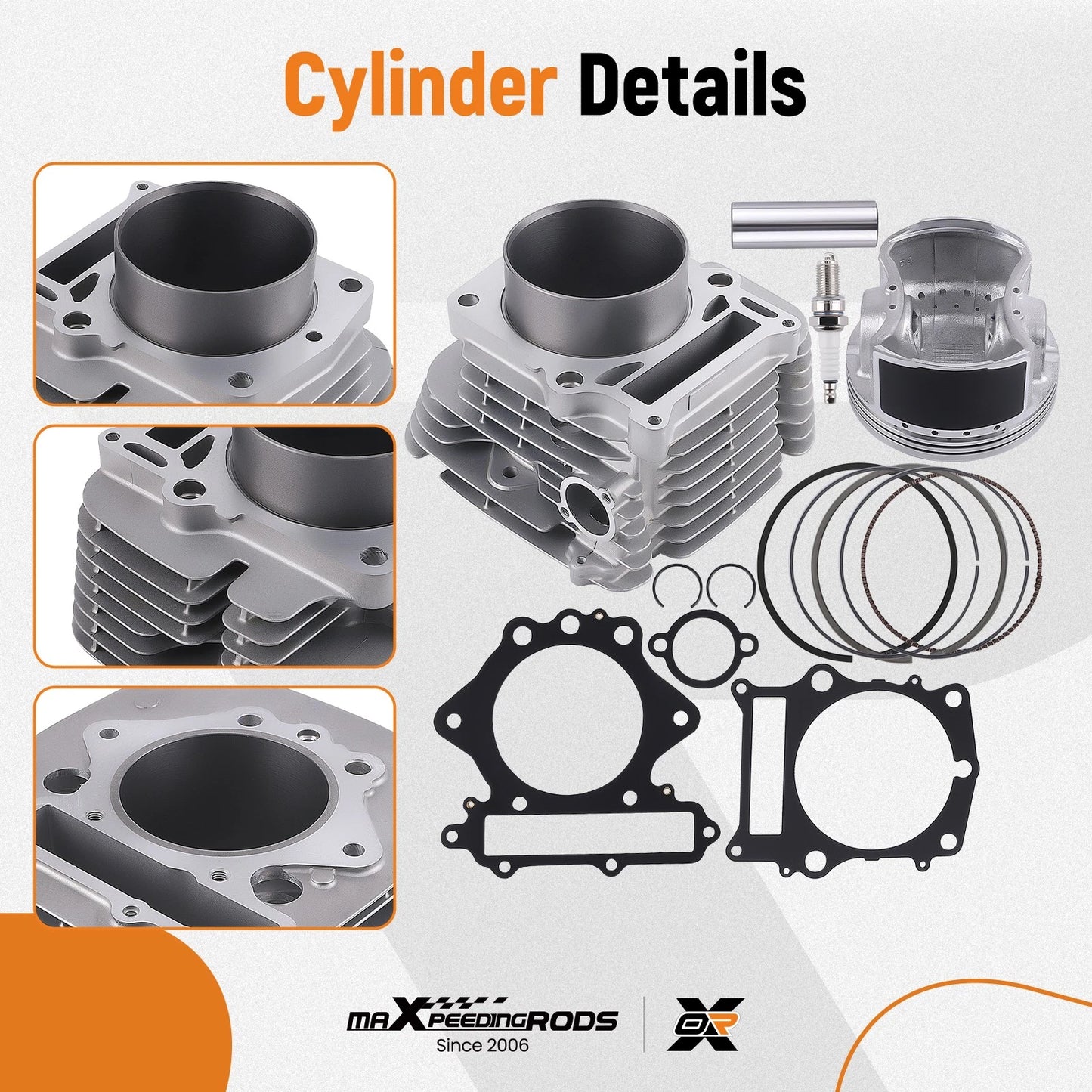 Cylinder Piston Gasket Kit for Yamaha Grizzly 600 XT600 (1999–2001)