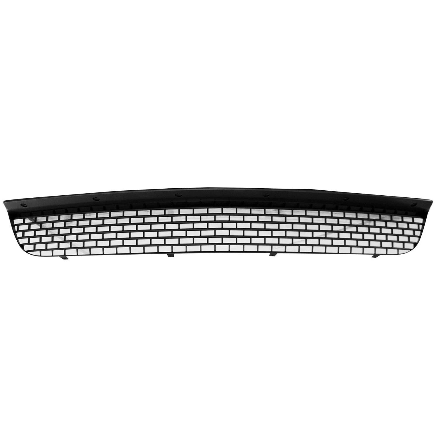 Replacement Black Plastic Front Center Bumper Cover Grille w/Or w/o Wide Body