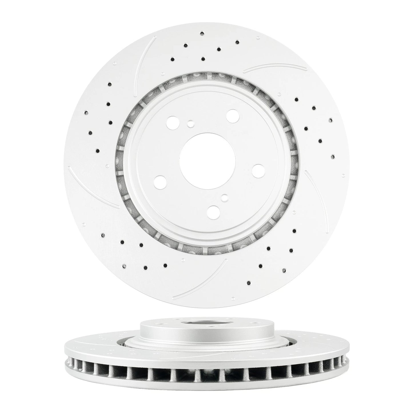 Front Drilled Slotted Rotors for Lexus RX 350 (2010–2015)