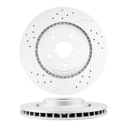 Front Drilled Slotted Rotors for Lexus RX 350 (2010–2015)