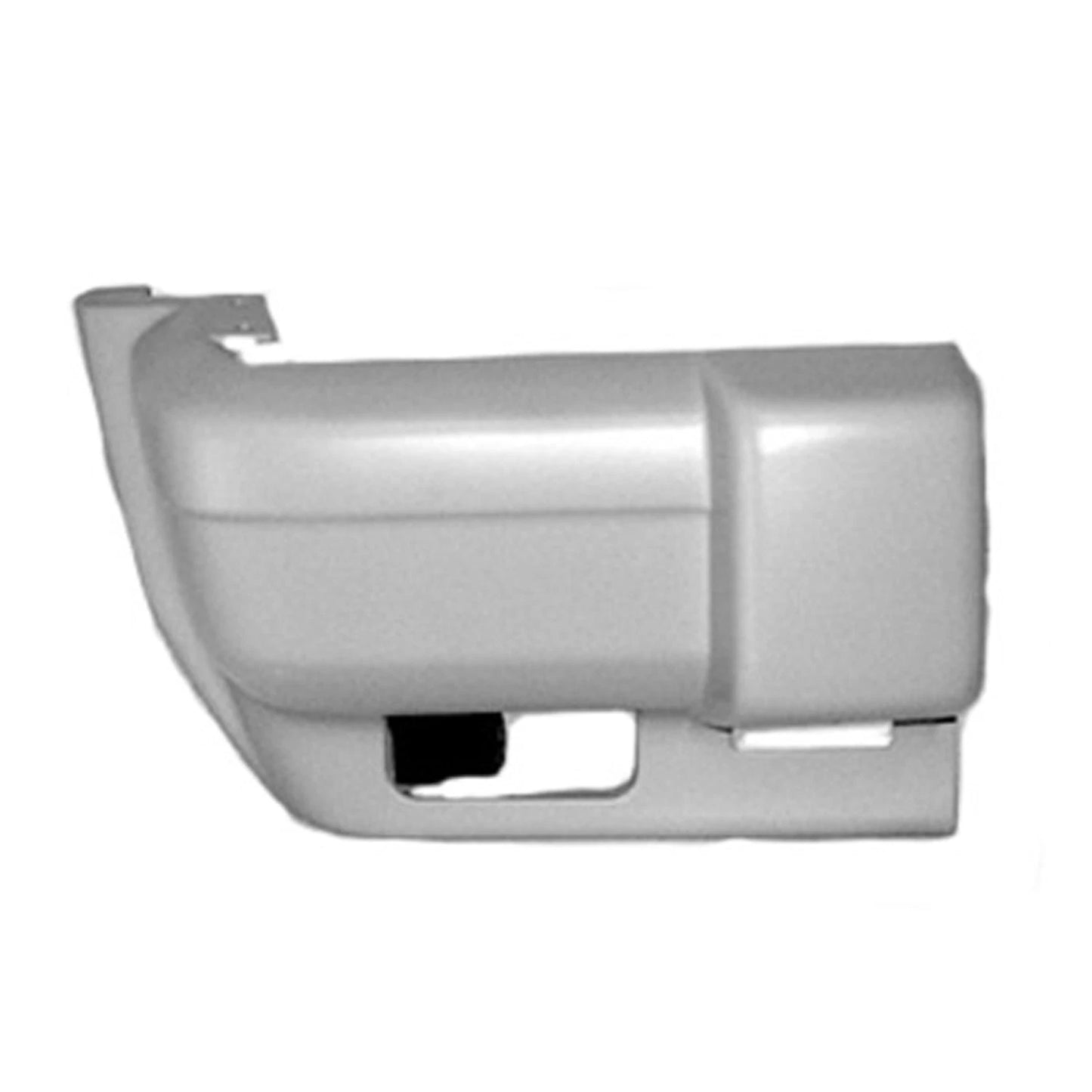 Black Textured Passenger Side Front Bumper End for 1997-2001 Jeep Cherokee