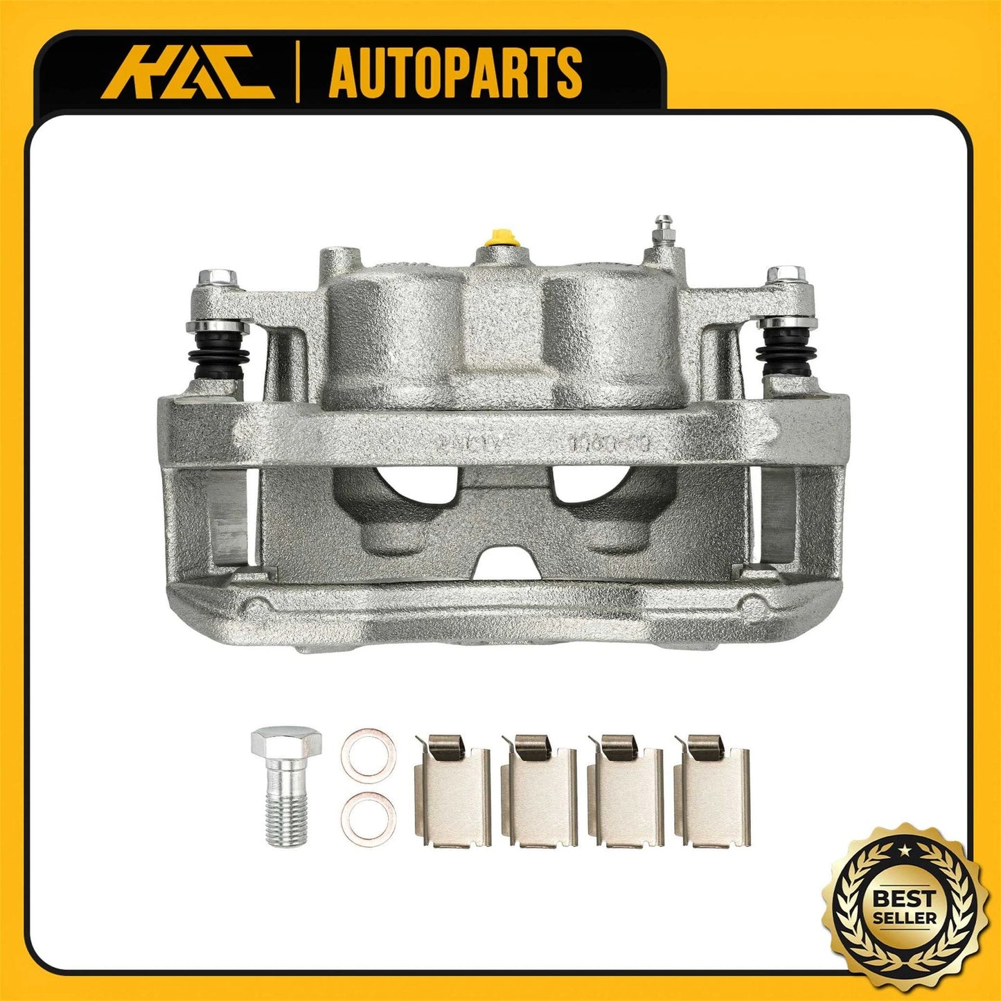 Front Left Disc Brake Caliper with Bracket for Ford F-150 (2012–2020)