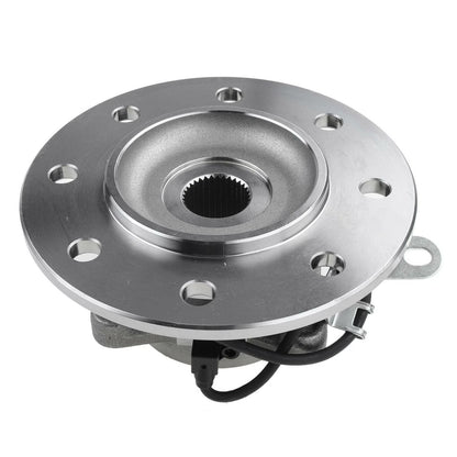 2X Front Wheel Hub & Bearing Assembly for Chevrolet K1500 GMC K1500 (1990–2000)