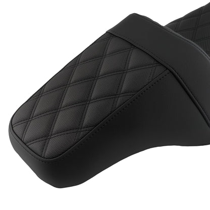Black Leather Seat Set for Harley Touring Electra Glide (2008–2023)